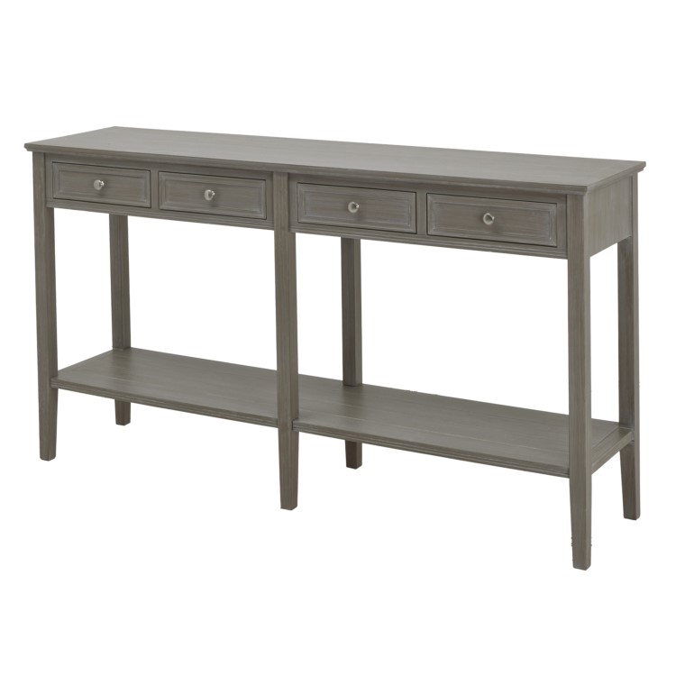 Large Four Drawer Console Table - Serene