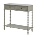 FOL106169 Small Bobbin Two Drawer Console Table - Camden
