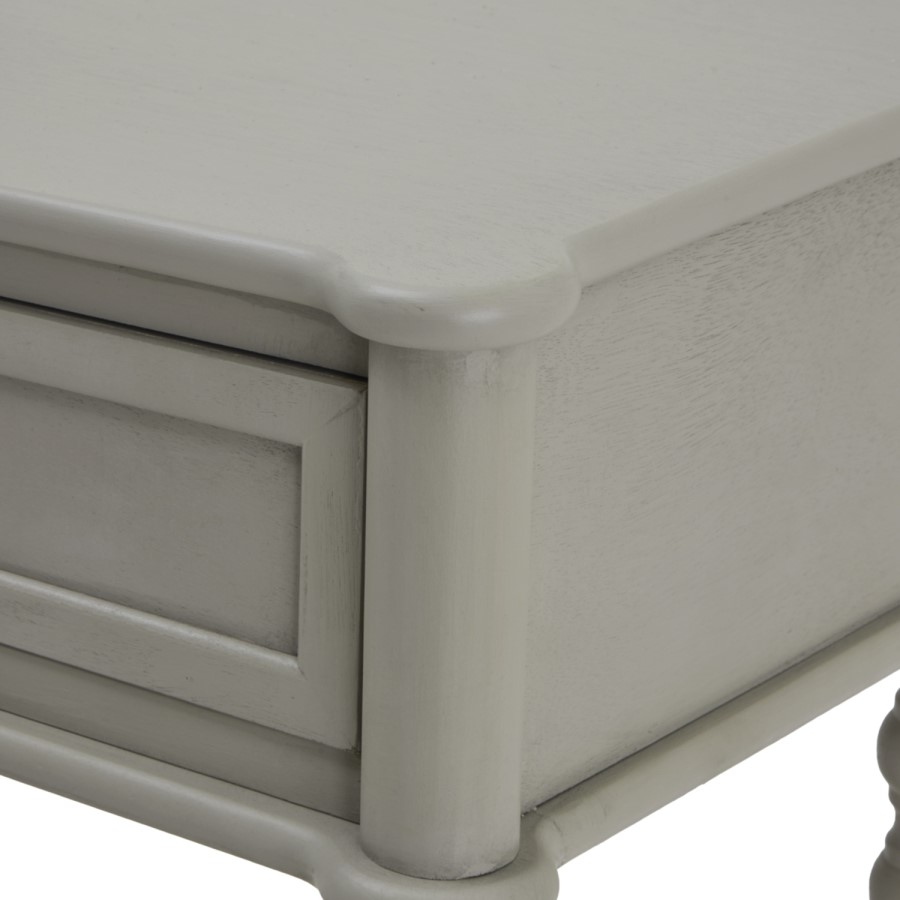 Small Bobbin Two Drawer Console Table - Camden
