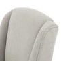 Set of 2 Grey Fabric Dining Chairs - Compton