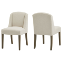 FOL106172 Set of 2 Boucle Dining Chairs - Compton