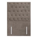 FOL106178 Taupe Fabric Single Chesterfield Headboard - Langston