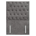 FOL106183 Grey Fabric Single Chesterfield Headboard - Langston