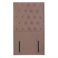 Pink Velvet Single Chesterfield Headboard - Langston