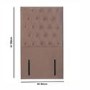 Pink Velvet Single Chesterfield Headboard - Langston