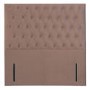 Pink Velvet Small Double Chesterfield Headboard - Langston