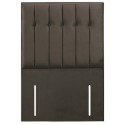 FOL106208 Mole Velvet Single Buttoned Headboard with Vertical Stripe - Langston