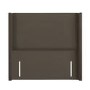 Plush Mole Velvet Double Winged Plain Headboard - Langston