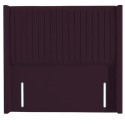 FOL106222 Burgundy Velvet Double Winged Pleat Headboard - Langston