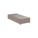 FOL106241 Pink Velvet Single Divan Bed Base - Langston