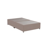 Pink Velvet  Small Double Divan Bed Base - Langston