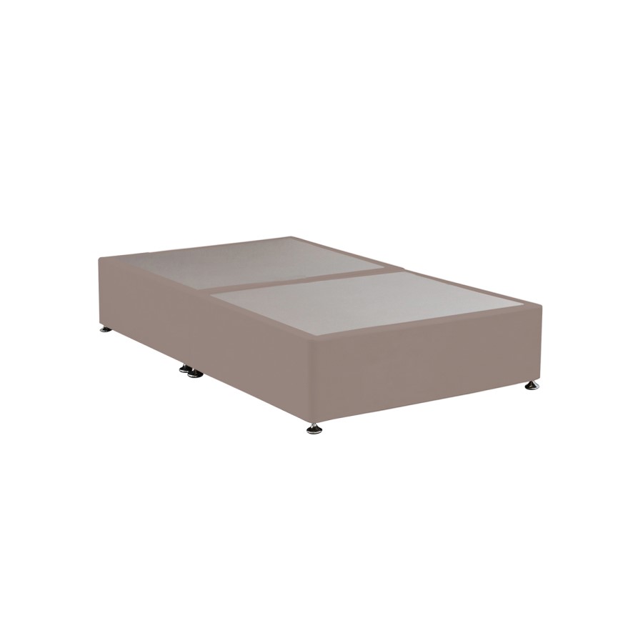 Pink Velvet  Small Double Divan Bed Base - Langston