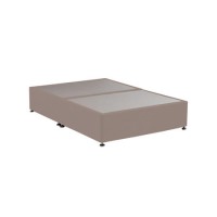Pink Velvet  Double Divan Bed Base - Langston