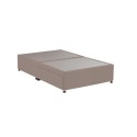FOL106244 Pink Velvet Small Double Divan Bed Base with 2 Drawers - Langston