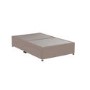 Pink Velvet Small Double Divan Bed Base with 2 Drawers - Langston