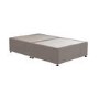 Taupe Small Double Divan Bed Base - Langston