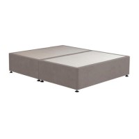 Taupe King Size Divan Bed Base - Langston