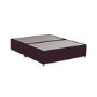 Burgundy Velvet King Size Divan Bed Base with 2 Drawers - Langston