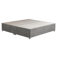 Grey Fabric Super King Divan Bed Base - Langston