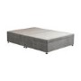Grey Fabric  Double Divan Ottoman Bed Base - Langston