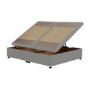 Grey Fabric  Double Divan Ottoman Bed Base - Langston