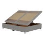 Grey Fabric King Size Divan Ottoman Bed Base - Langston