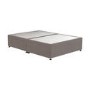 Taupe Double Divan Bed Base with 4 Drawers - Langston