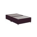 FOL106287 Burgundy  Velvet Small Double Divan Bed Base - Langston