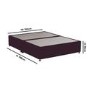 Burgundy Velvet King Size Divan Bed Base - Langston
