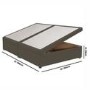 Mole Velvet Super King Divan Ottoman Bed Base - Langston