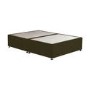 Moss Green Fabric Double Divan Bed Base - Langston