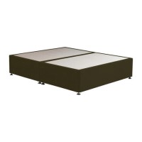 Moss Green Fabric King Size Divan Bed Base - Langston