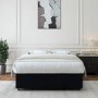 Navy Woven King Size Divan Bed Base - Maddison