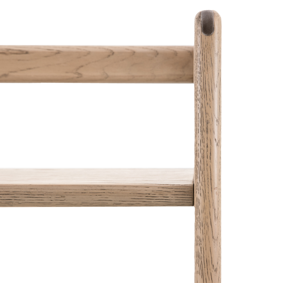 Dark Oak Smoke Craft Open Display Unit - Gallery