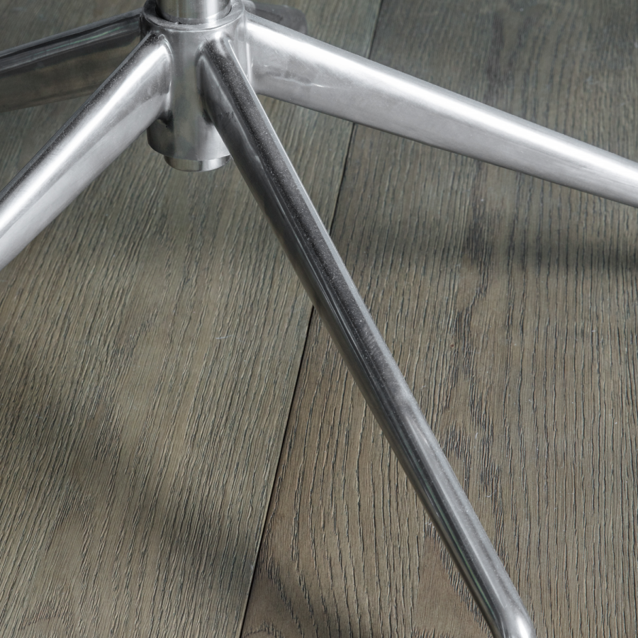 Brown Leather Swivel Chair Vintage - Curie - Gallery 