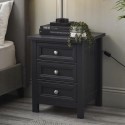 FOL106421 3 Drawer Bedside - Maine - Julian Bowen 