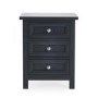 3 Drawer Bedside - Maine - Julian Bowen 