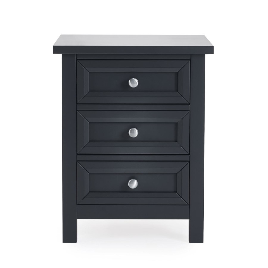 3 Drawer Bedside - Maine - Julian Bowen 