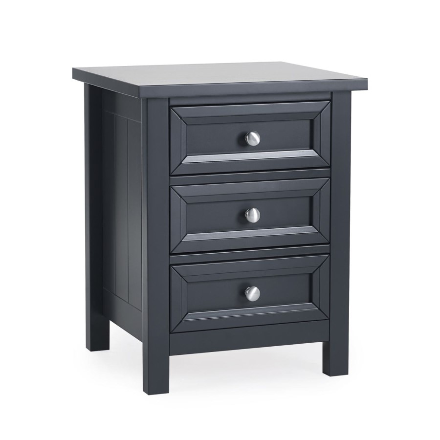3 Drawer Bedside - Maine - Julian Bowen 