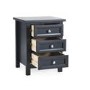 3 Drawer Bedside - Maine - Julian Bowen 