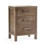 3 Drawer Bedside - Heritage - Julian Bowen 