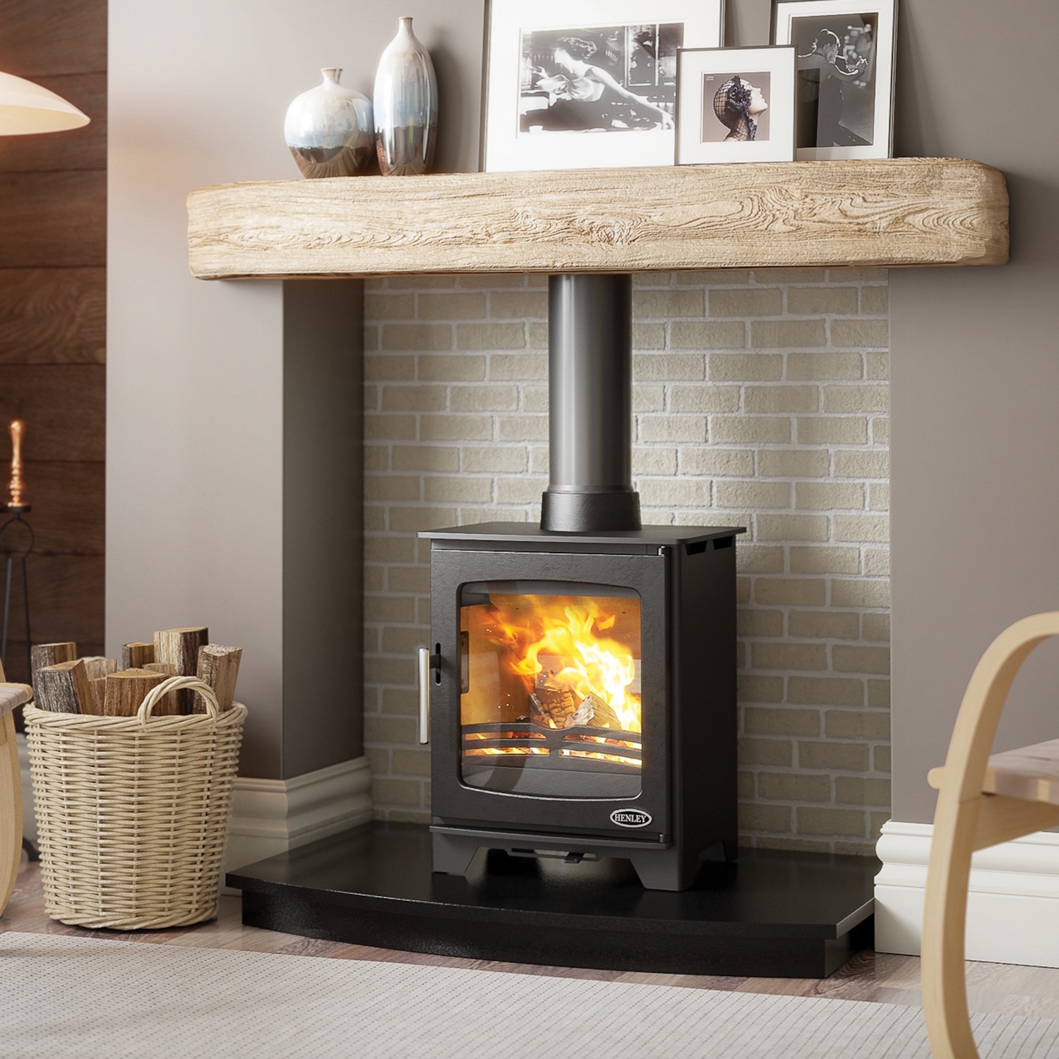 Hazelwood Compact 4.9kW Wood Burning Stove
