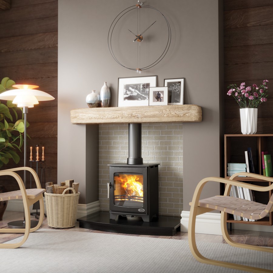 Henley Hazelwood Compact 4.9kW Wood Burning Stove
