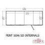 Shire Pent 16 x 6 Shiplap Shed