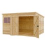 Shire Ranger 12 x 10 Pent Shiplap Shed