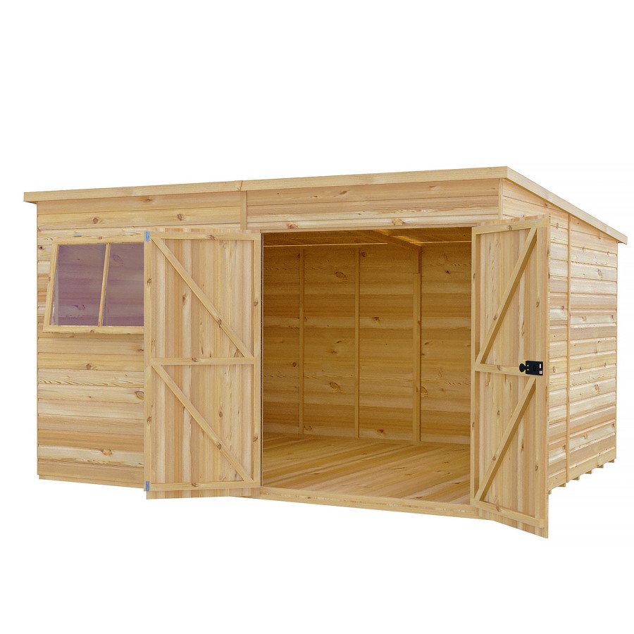 Shire Ranger 12 x 10 Pent Shiplap Shed