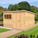 FOL106444 Shire Ranger 12 x 10 Pent Shiplap Shed