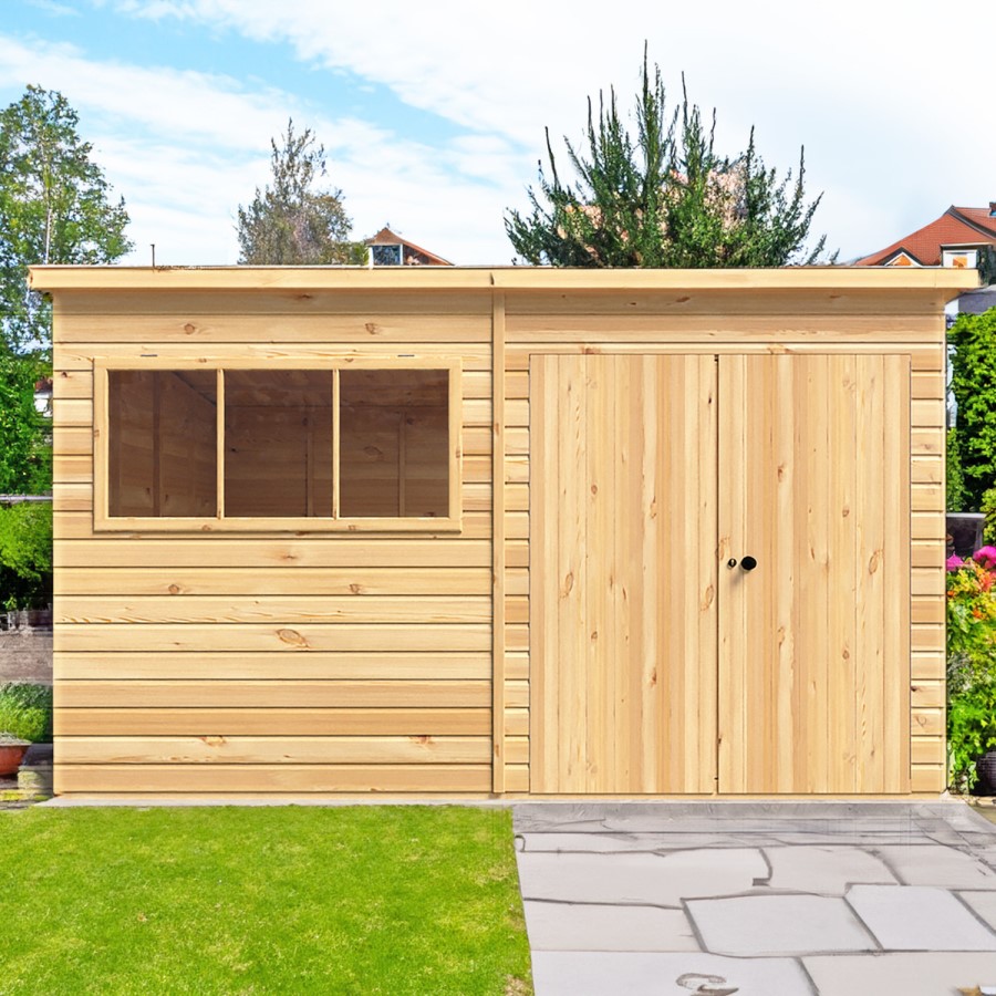 Shire Ranger 12 x 10 Pent Shiplap Shed