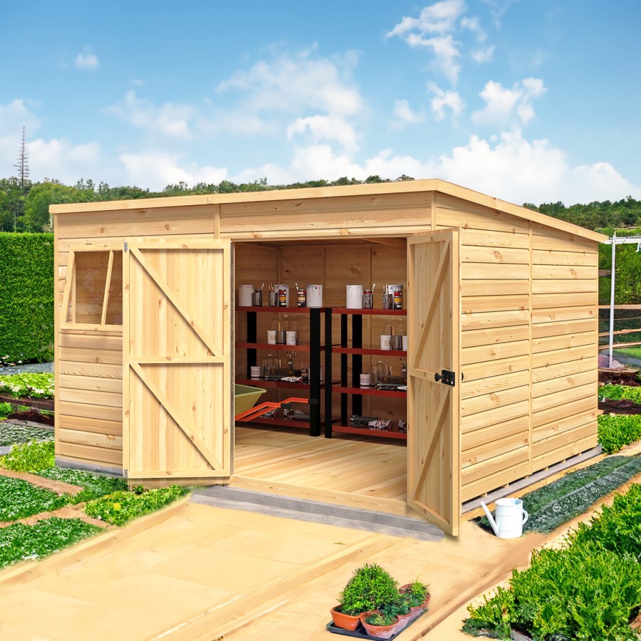 Shire Ranger 12 x 10 Pent Shiplap Shed