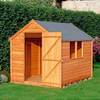 Shire Garden Value Overlap 8 x 6 Shed with Window